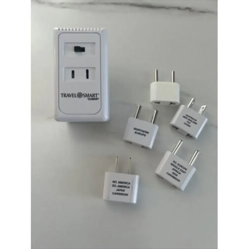 6 Piece Travelwise Model 1875 International‎ Converter Transformer Lot, 220-110V